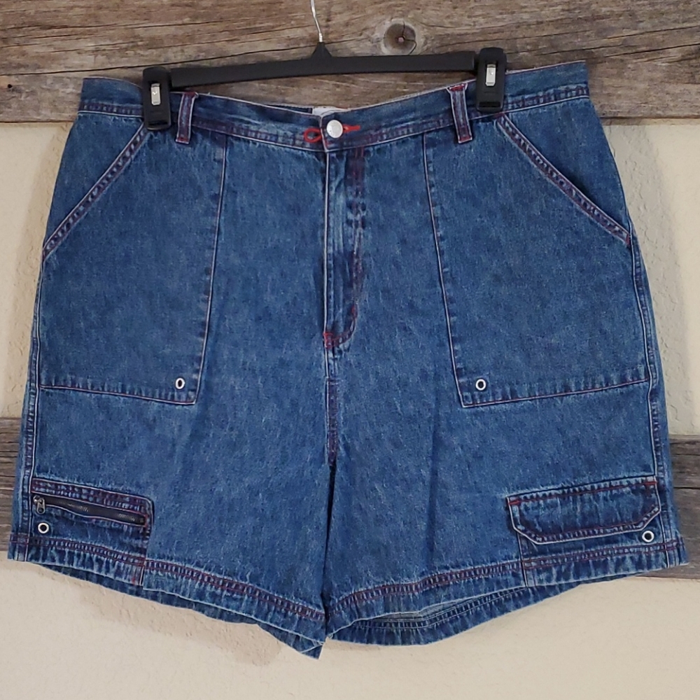 Carolina Blues Plus Denim Shorts 20W
